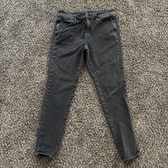 Denim - American Eagle 360 Super Stretch Women's 10 Gray Hi-Rise Jeggings
